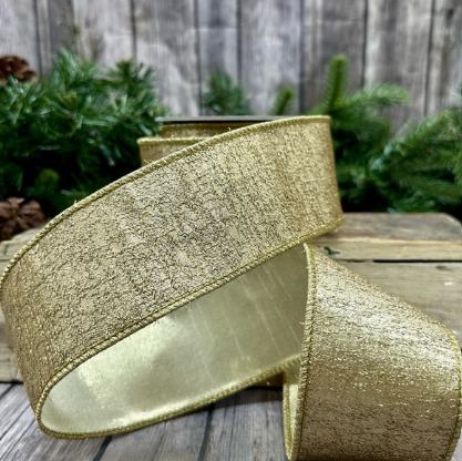 Luxury Medium Ribbon Aurora Gold Textured