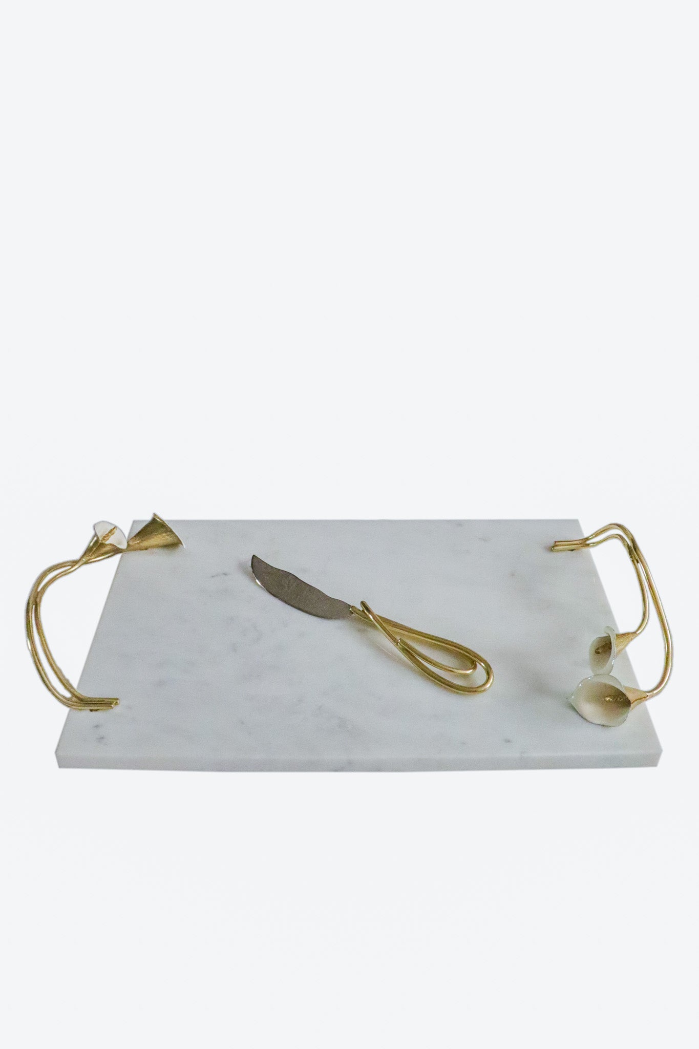 Mother's Day Gift 2025 - Luxury Home Decor Gift- Michael Aram Calla Lily Cheese Large Board with Knife