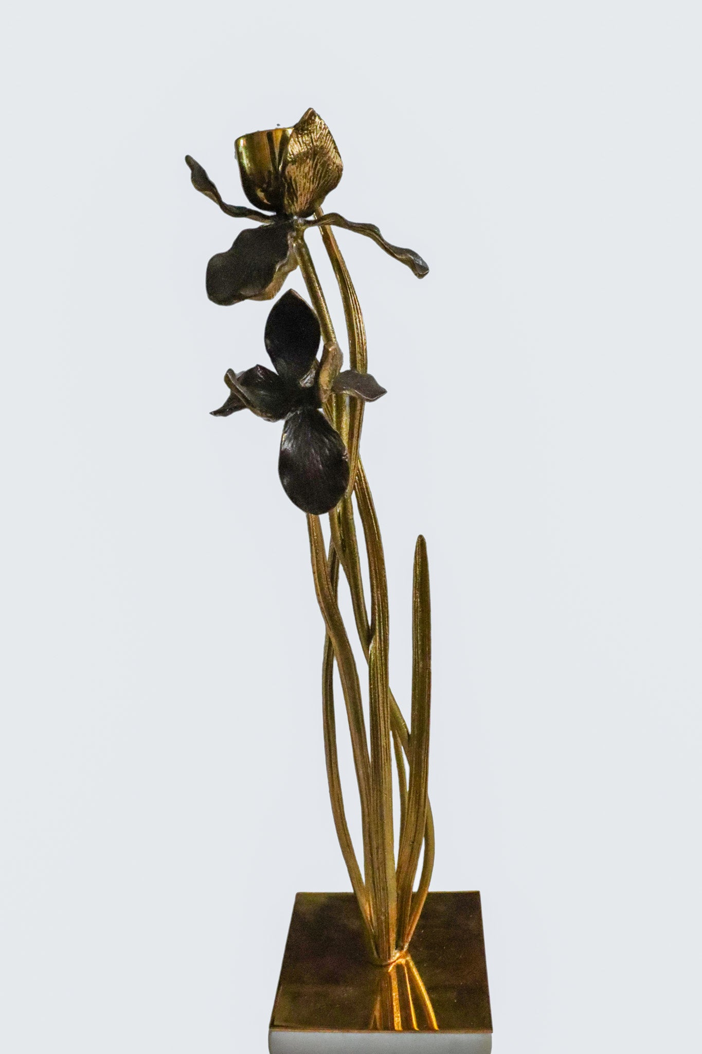 Luxury Home Decor Gift- Michael Aram Black Iris Tall Candleholders