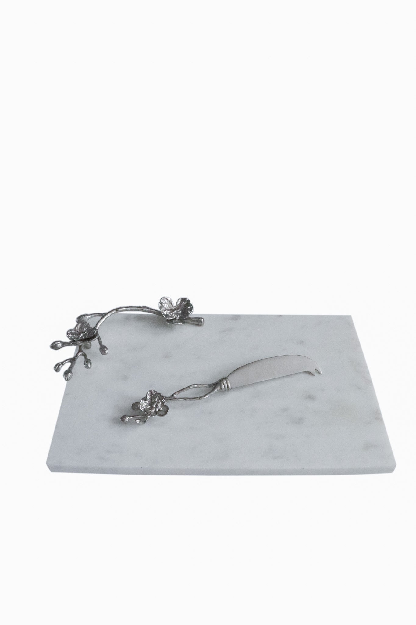 Luxury Home Decor Gift- Michael Aram White Orchid Cheese Board with Knife