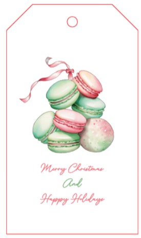 Gift Tag + Thick luxury Wrapping Paper- Double sided Pastel Candyland Christmas Gift Wrapping paper purple pink mint green + Tag