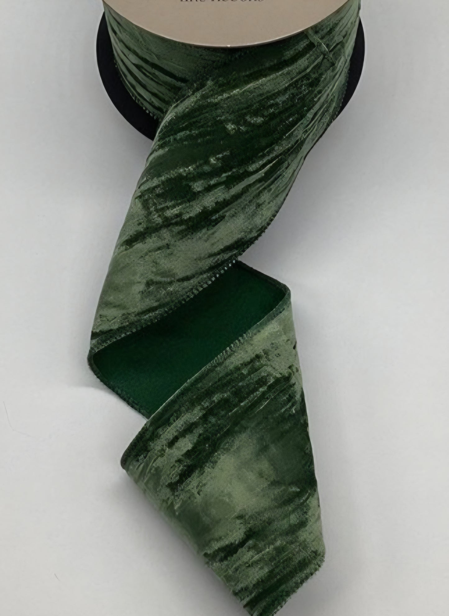 Brown Velvet Ribbon – Vintage Chic with Satin Back 4"