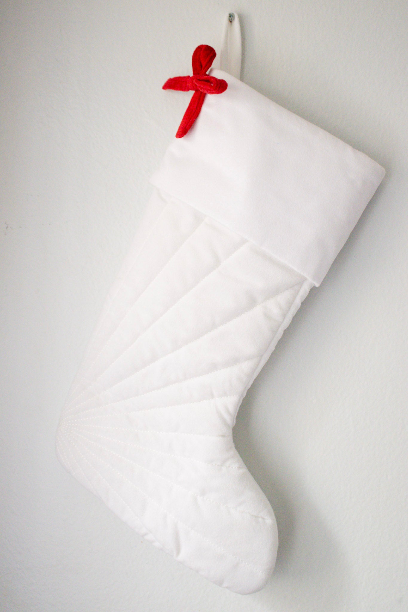 Luxury Christmas Velvet  Stockings Socks – Red & White