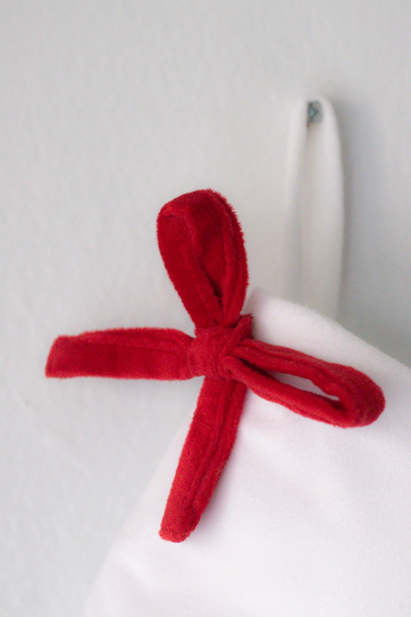 Luxury Christmas Velvet  Stockings Socks – Red & White