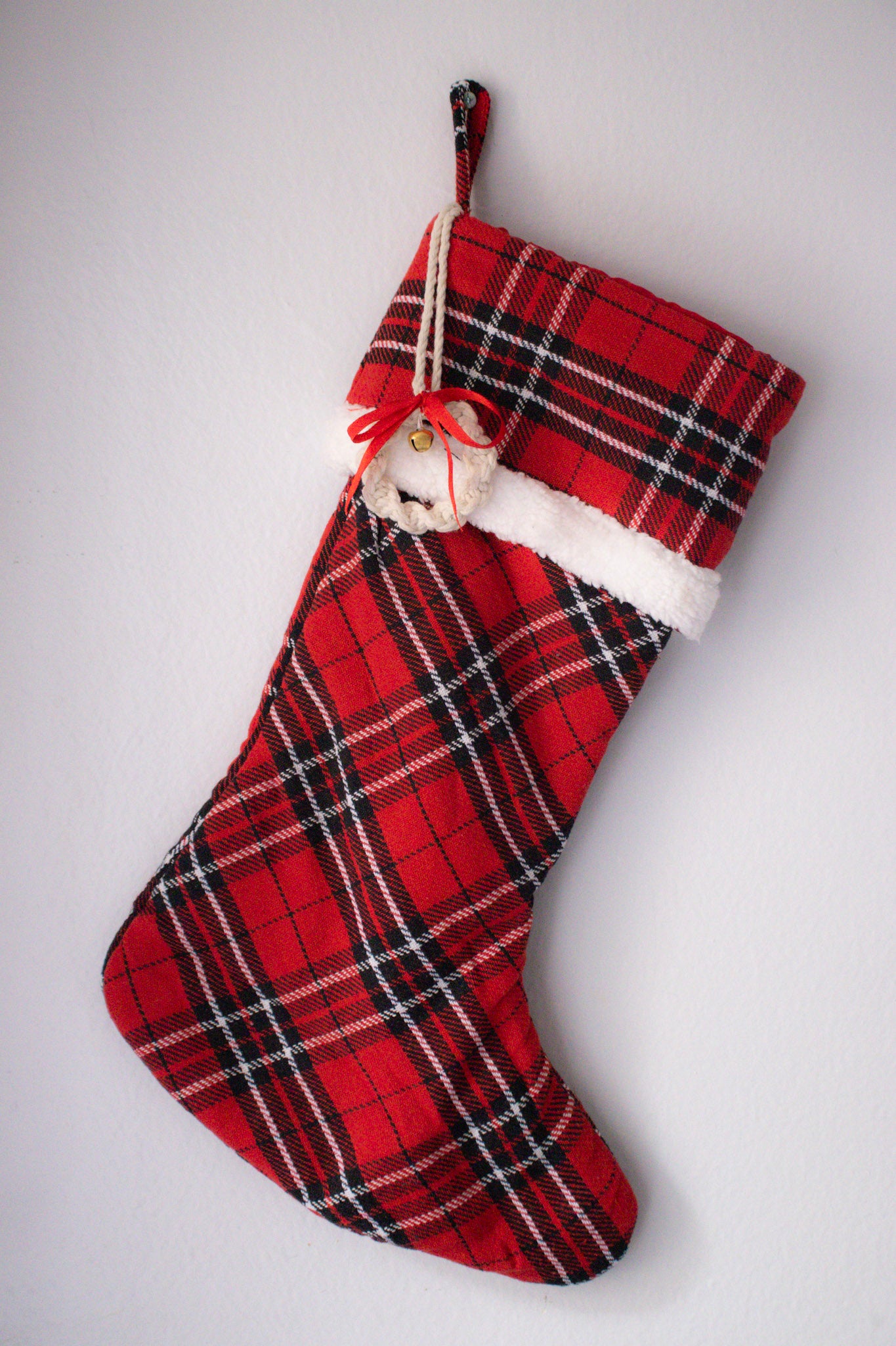 Luxury Plaid Christmas Stocking – Classic Holiday Style