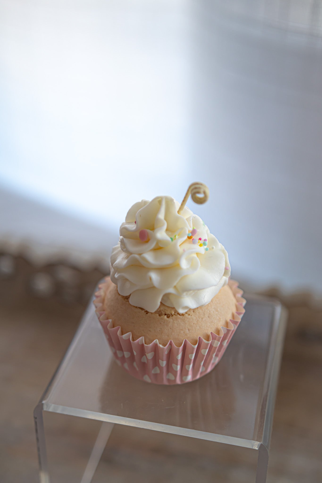 Classic  Cupcake Candle girly theme candyland
