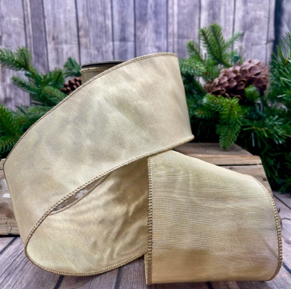 Luxury Medium Ribbon Mesh Gold