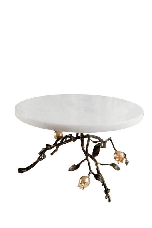Mother's Day Gift 2025 - Luxury Home Decor Gift- Michael Aram Pomegranate Pastry Cake Stand