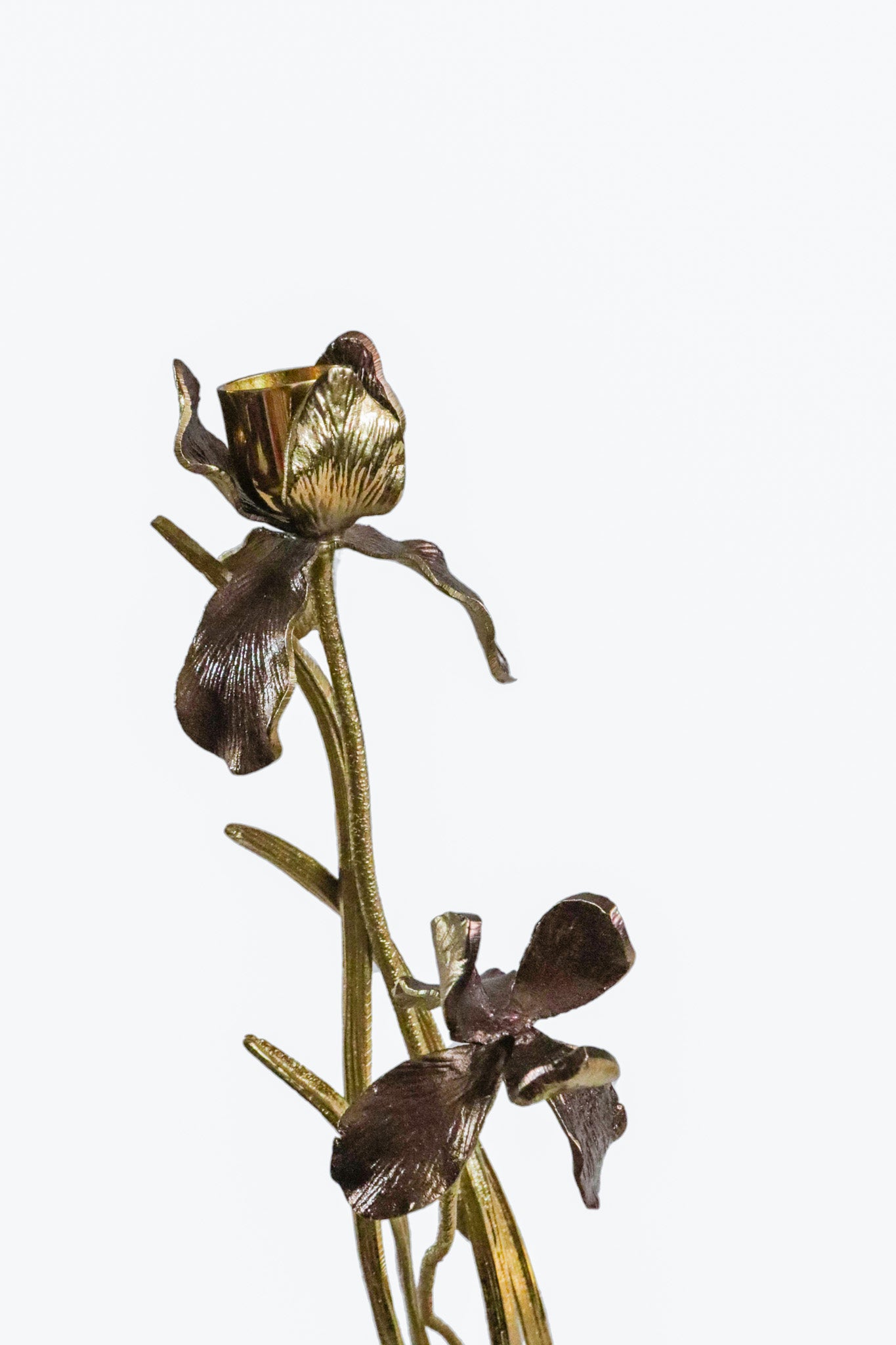 Luxury Home Decor Gift- Michael Aram Black Iris Tall Candleholders