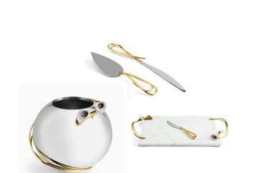 Mother's Day Gift 2025 - Luxury Home Decor Gift-Michael Aram Calla Lily Gift  Set Ensemble